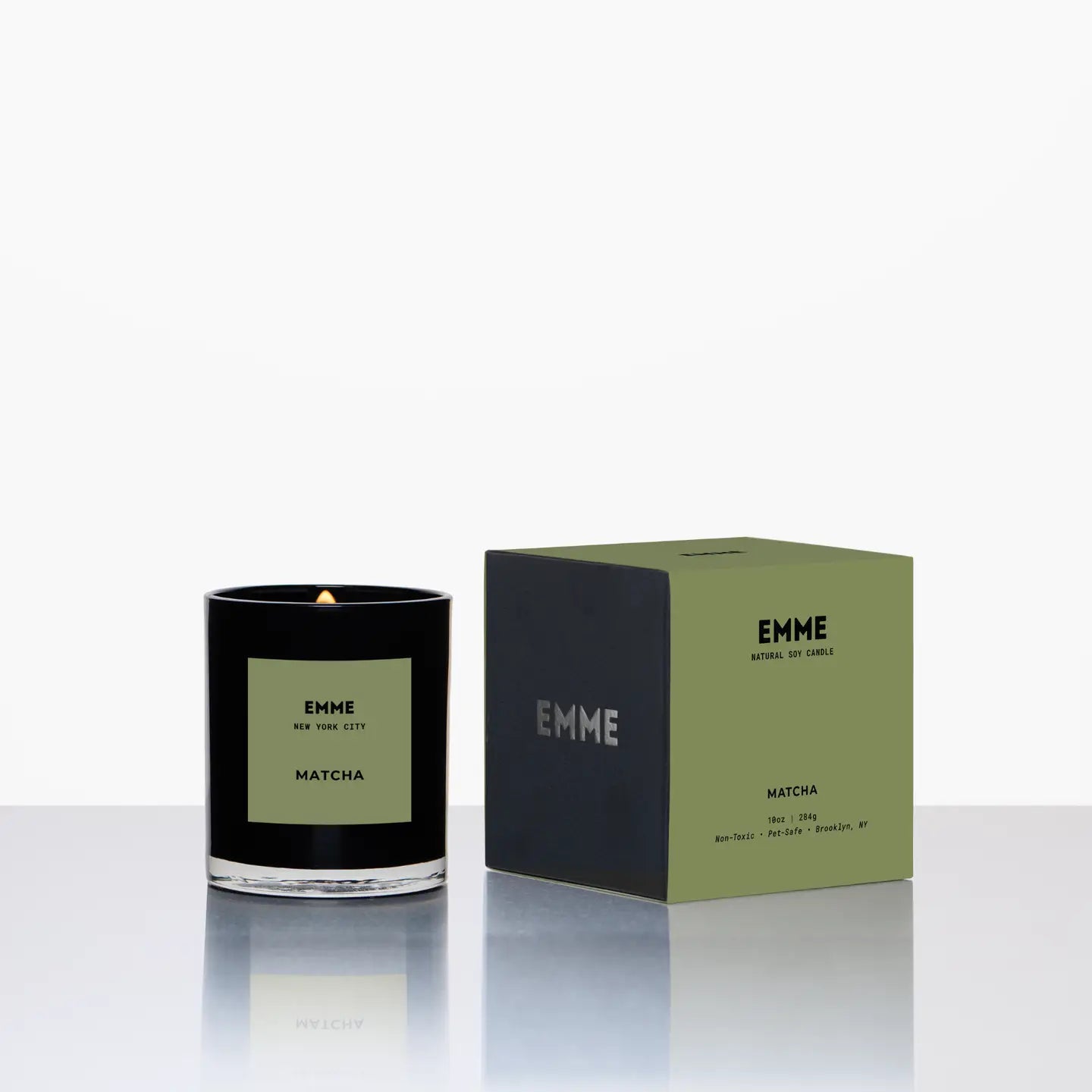 Matcha Candle Jar