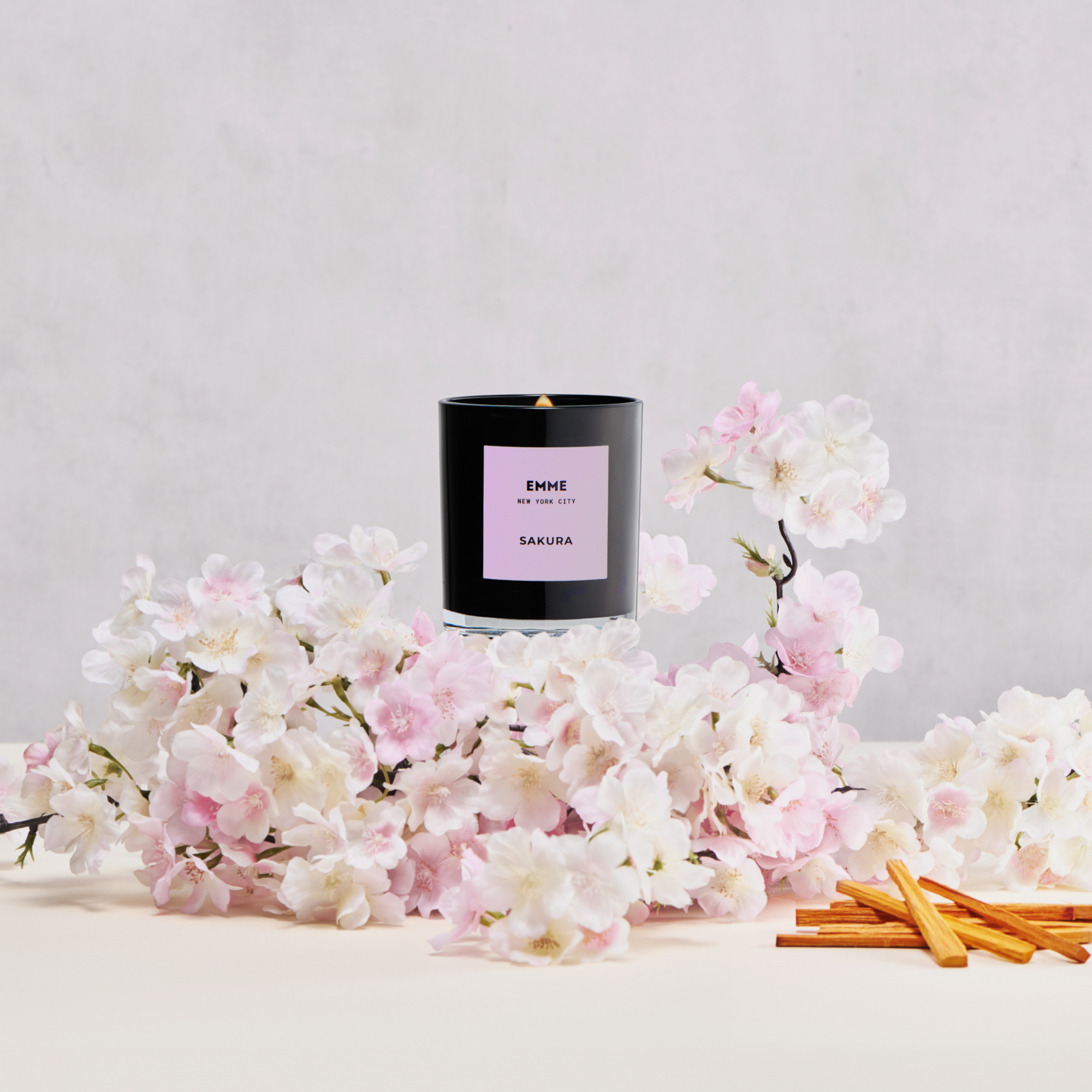 Sakura / Cherry Blossom Candle Jar, 10 oz