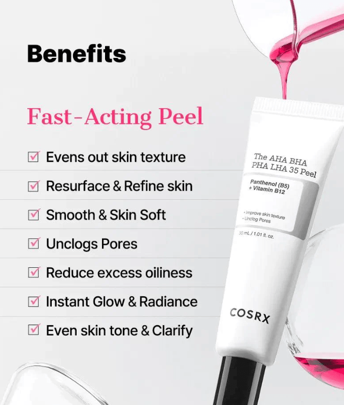 AHA BHA PHA LHA 35 Facial Smoothing Peel - Asian Skincare Toronto