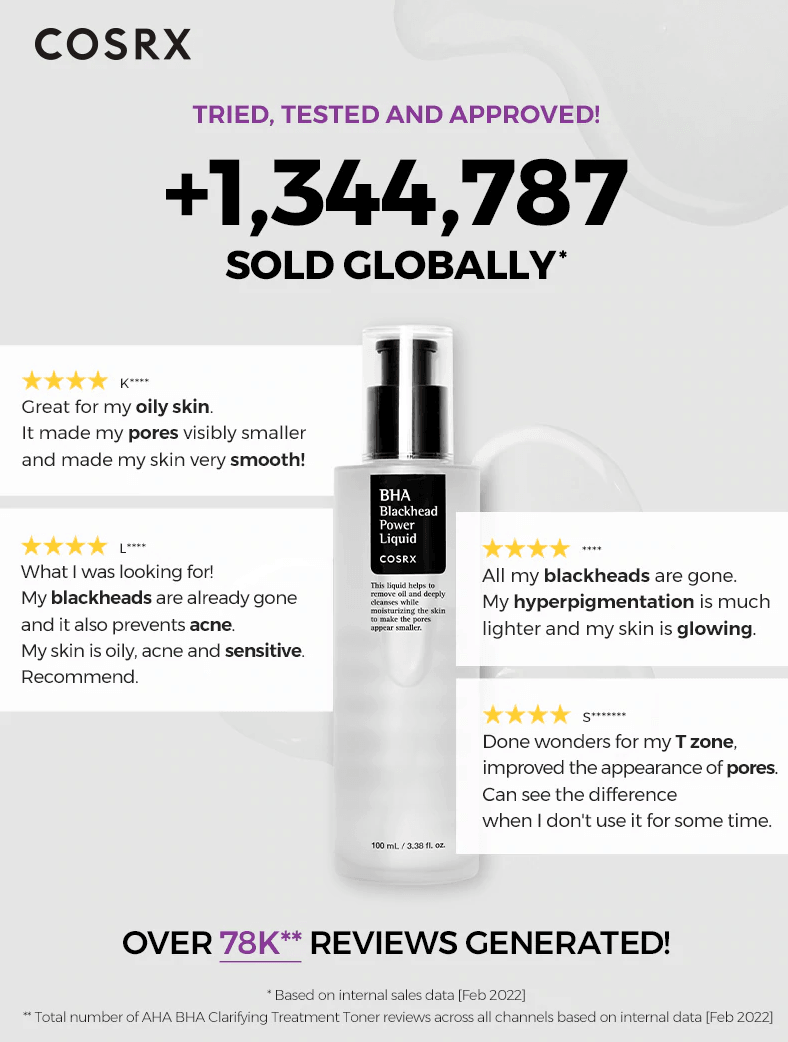 BHA Blackhead Power Liquid Kbeauty Acne Treatment - Asian Skincare Toronto