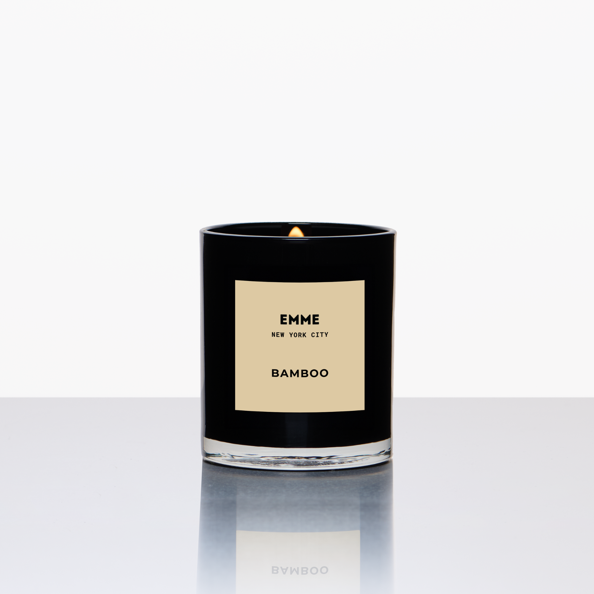 Bamboo Candle Jar, 10 oz