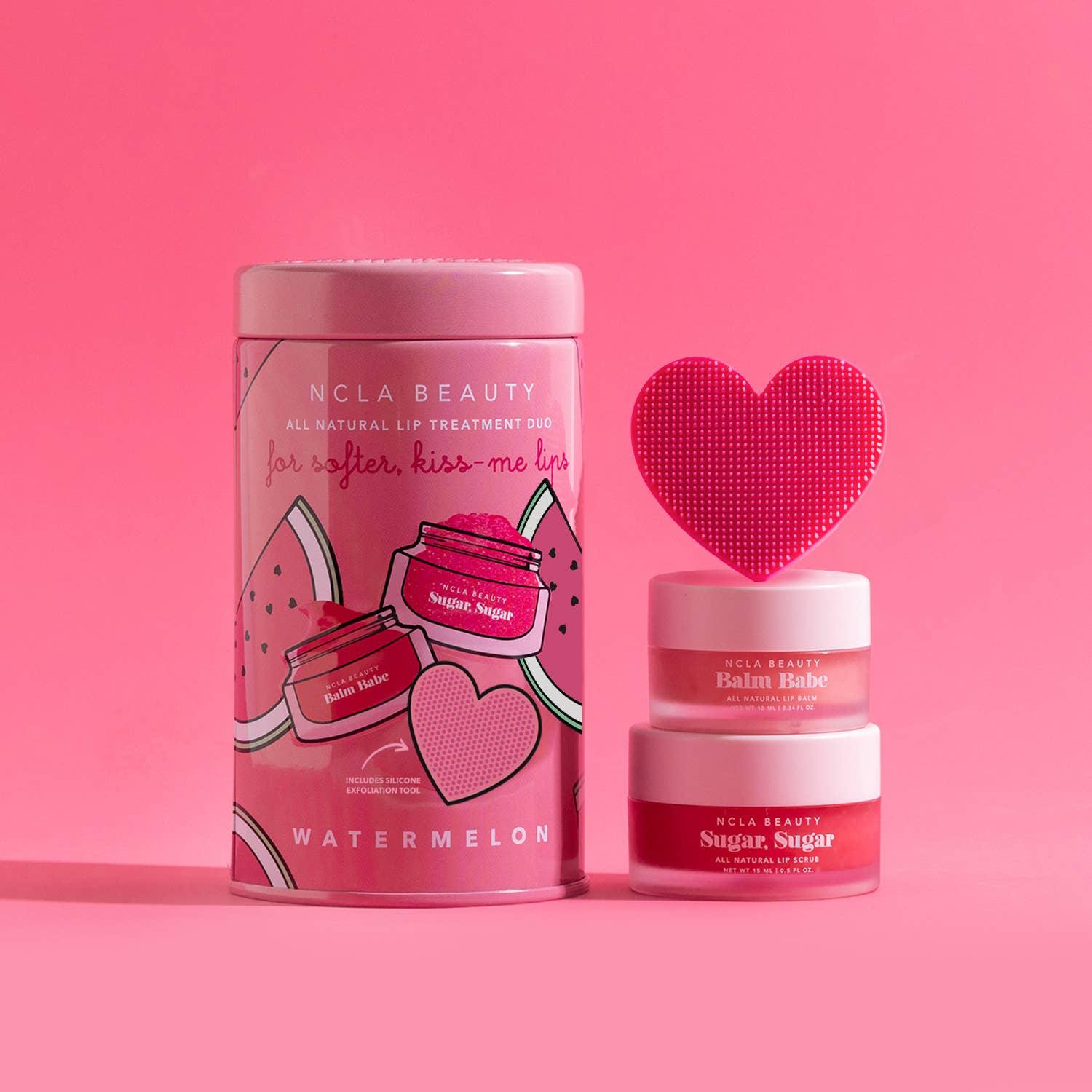 Watermelon Lip Care Set + Lip Scrubber - Asian Skincare Toronto