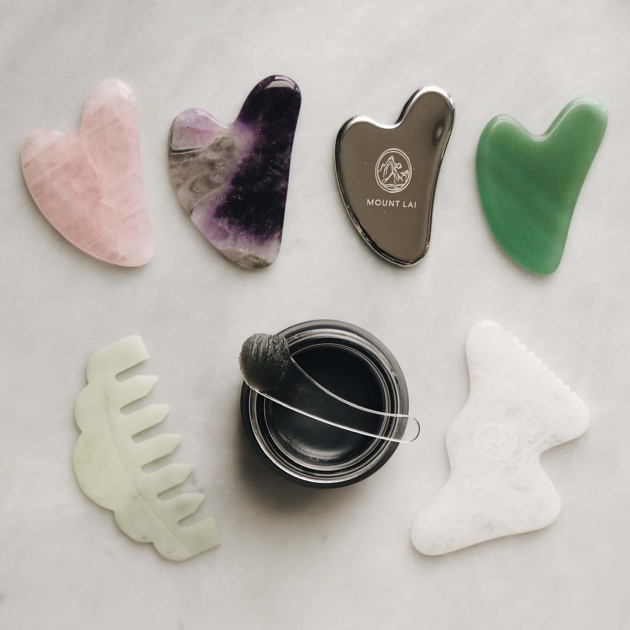 Rose Quartz Gua Sha - Asian Skincare Toronto