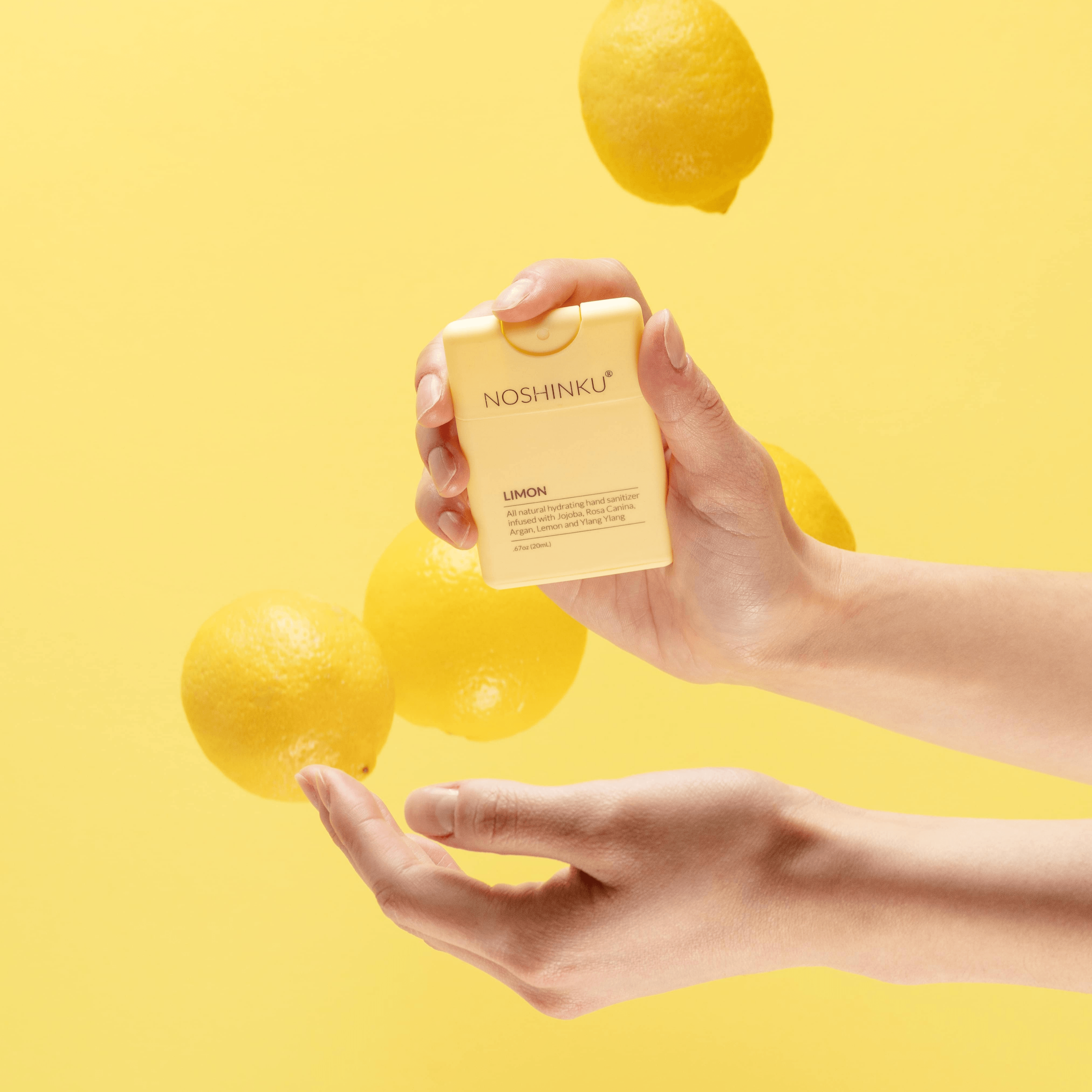 Refillable Lemon Ylang-Ylang Moisturizing Pocket Sanitizer - Asian Skincare Toronto