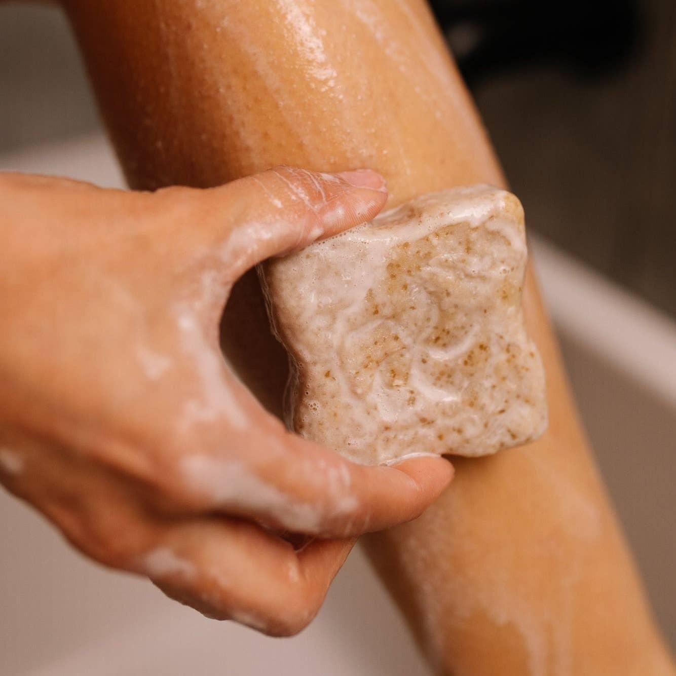 LIMITED EDITION Sugar Scrub Bar | Peach Hibiscus - Asian Skincare Toronto
