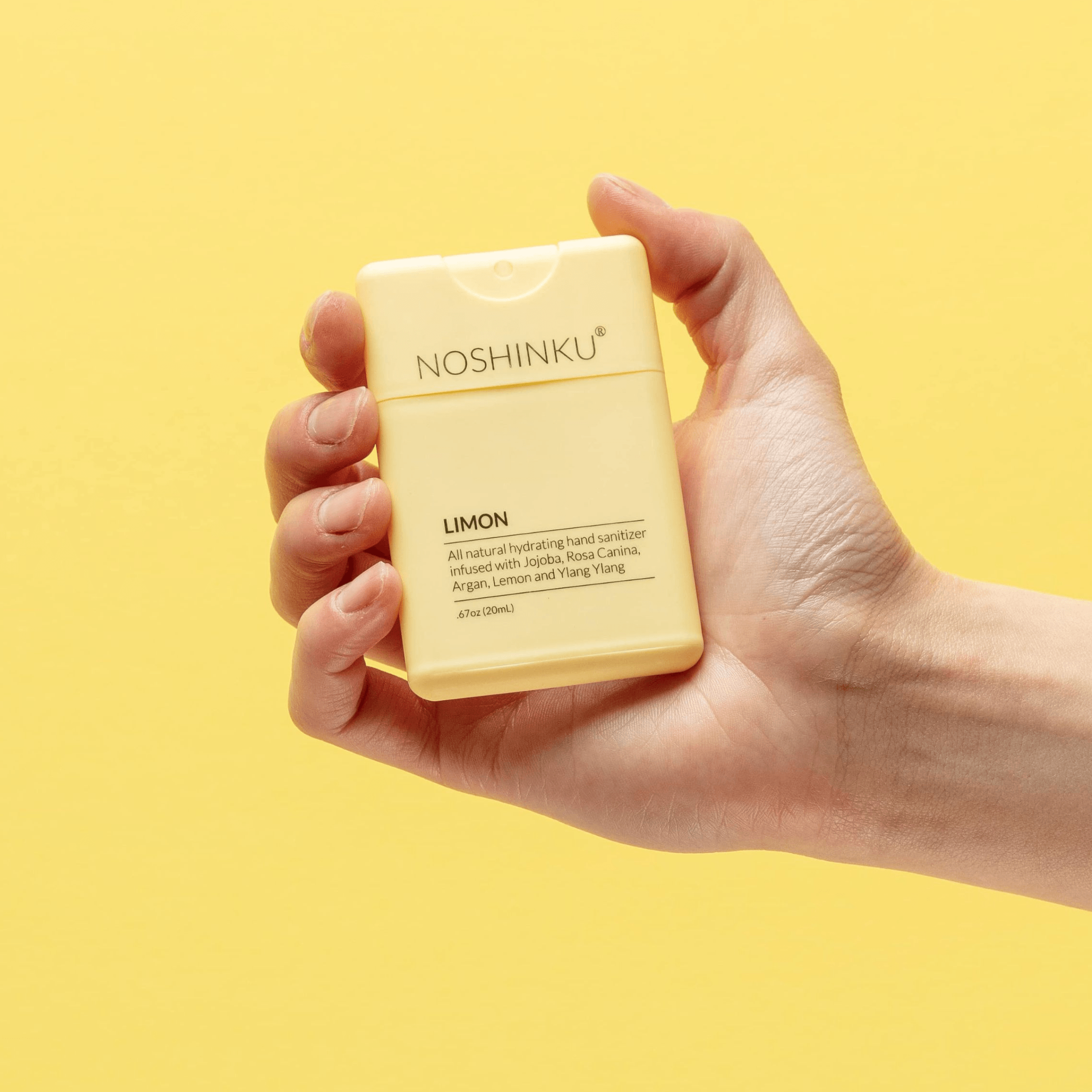 Refillable Lemon Ylang-Ylang Moisturizing Pocket Sanitizer - Asian Skincare Toronto