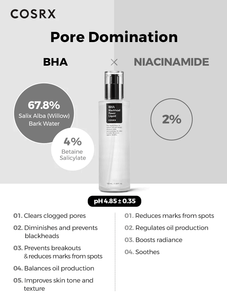 BHA Blackhead Power Liquid Kbeauty Acne Treatment - Asian Skincare Toronto