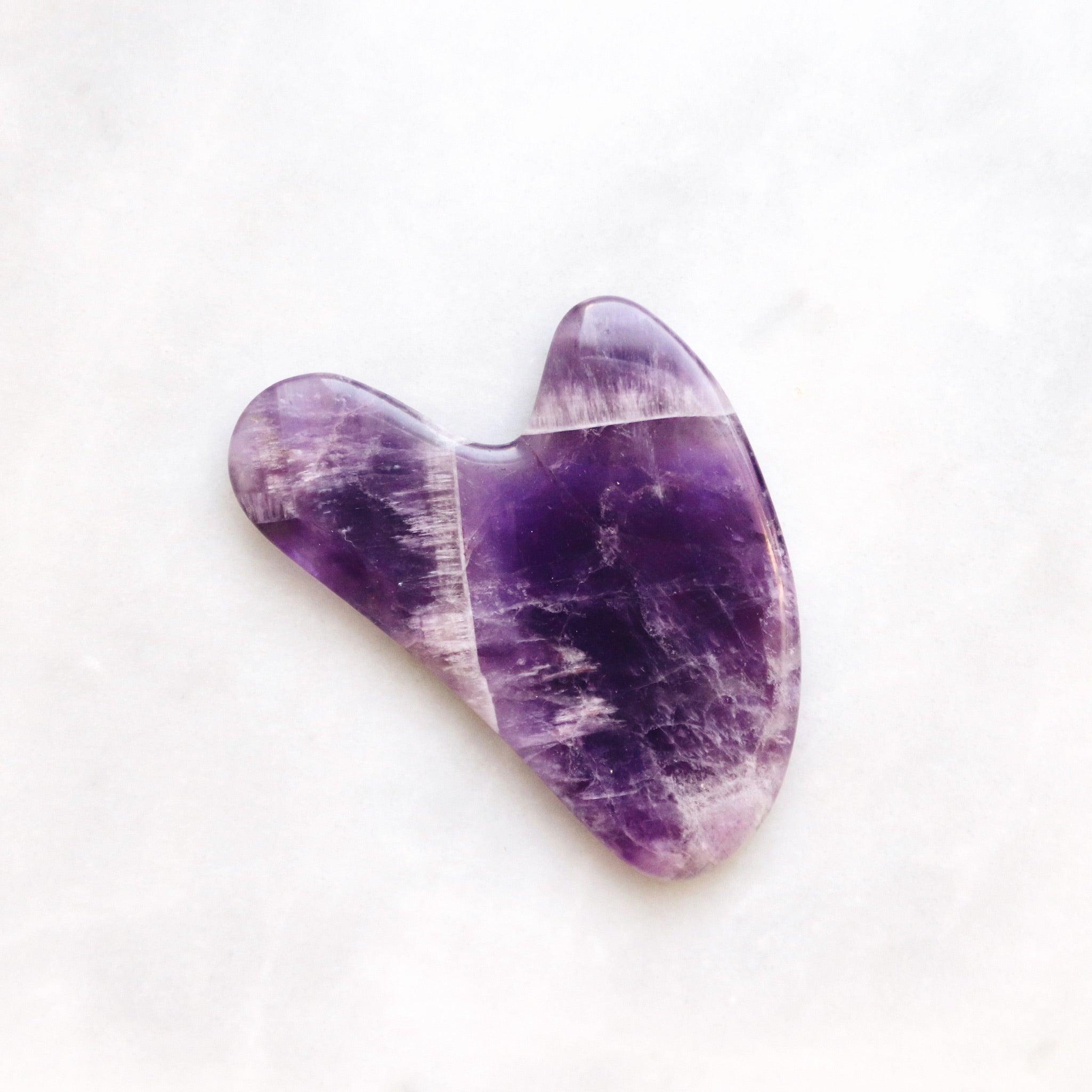 Amethyst Gua Sha Facial Lifting Tool - Asian Skincare Toronto