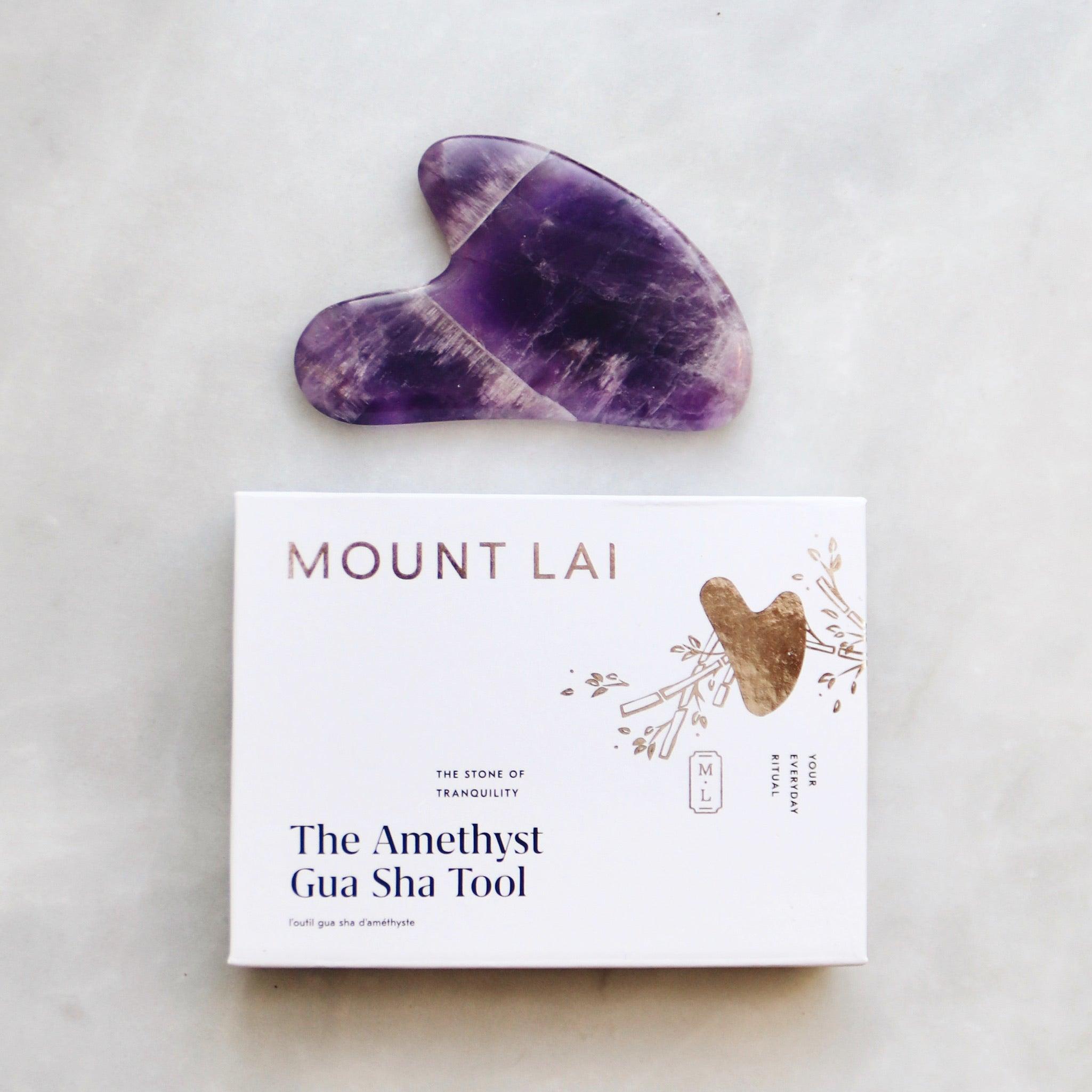 Amethyst Gua Sha Facial Lifting Tool - Asian Skincare Toronto