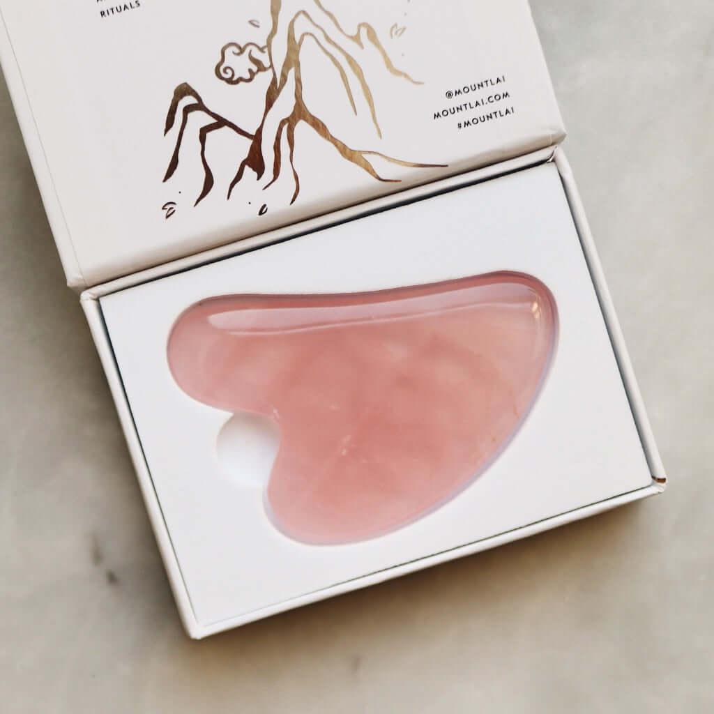 Rose Quartz Gua Sha - Asian Skincare Toronto