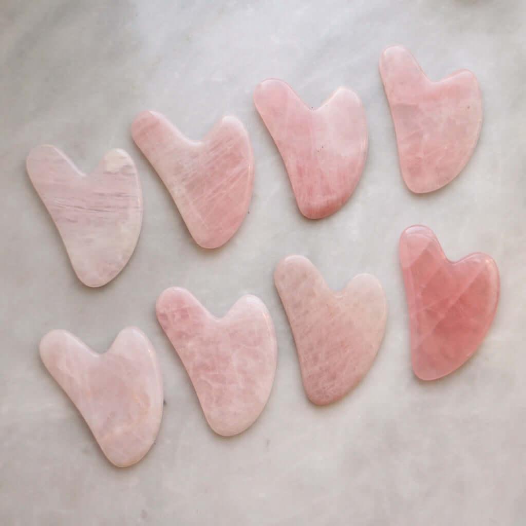 Rose Quartz Gua Sha - Asian Skincare Toronto