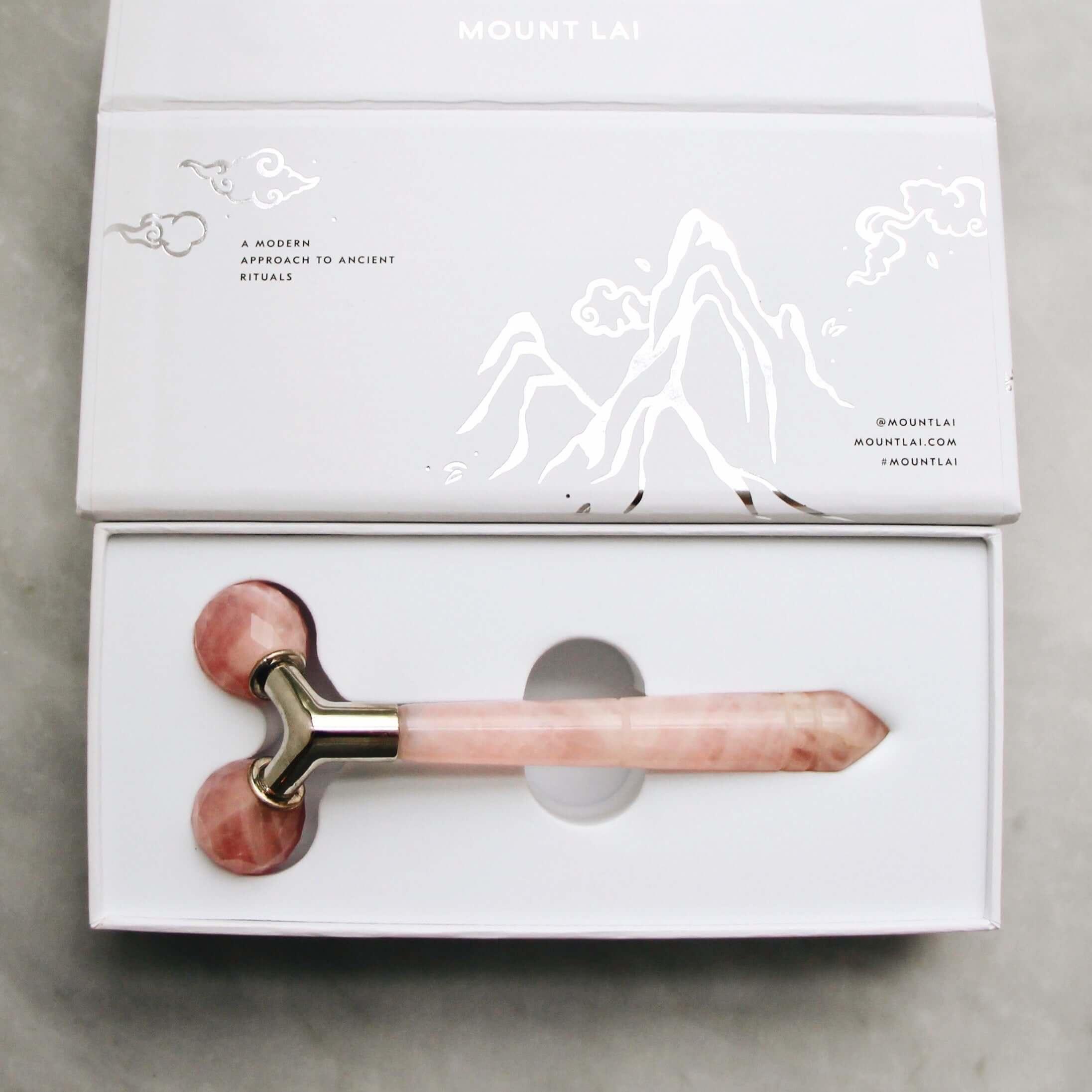 The Rose Quartz Tension Melting Massager for Face & Neck - Asian Skincare Toronto