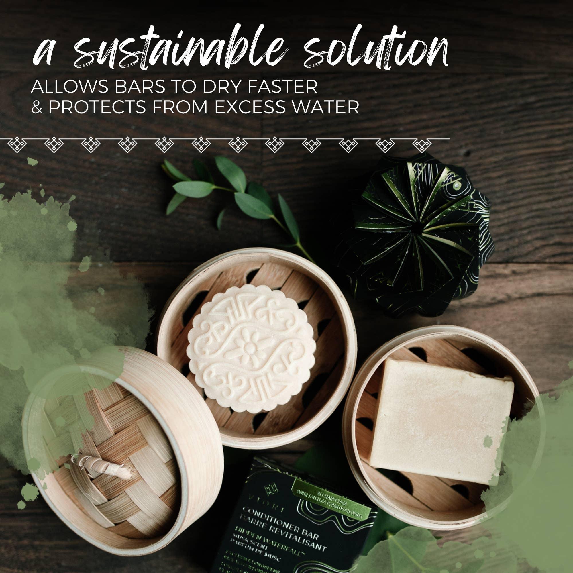 Bamboo Bar Holder | Shampoo & Conditioner Bars - Asian Skincare Toronto