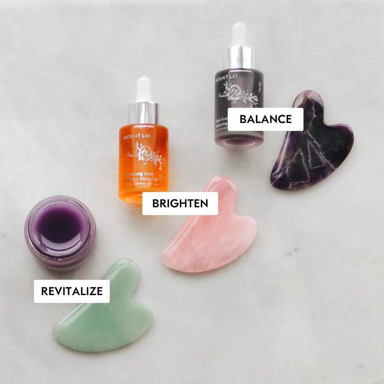 Amethyst Gua Sha Facial Lifting Tool - Asian Skincare Toronto