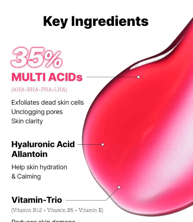 AHA BHA PHA LHA 35 Facial Smoothing Peel - Asian Skincare Toronto