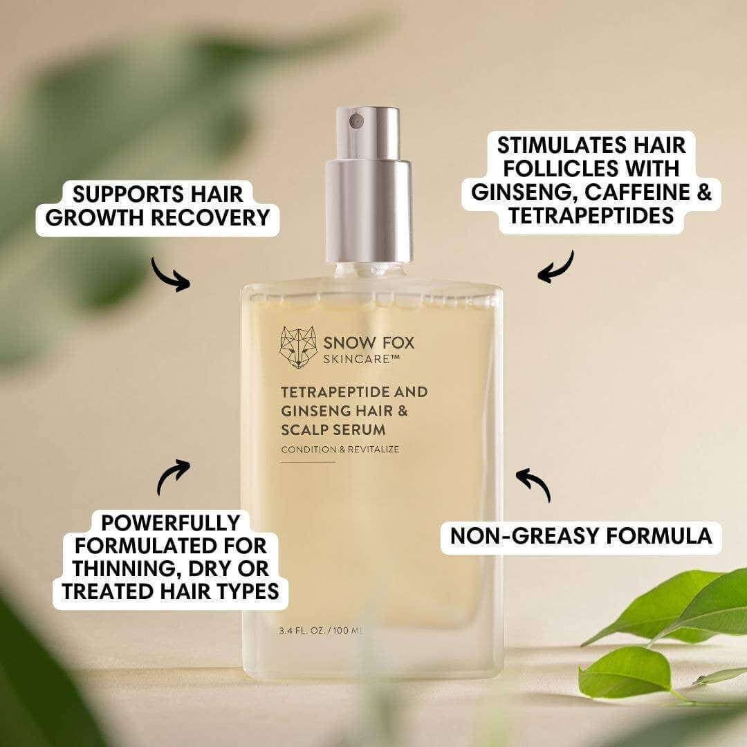 Tetrapeptide And Ginseng Hair & Scalp Serum - Asian Skincare Toronto