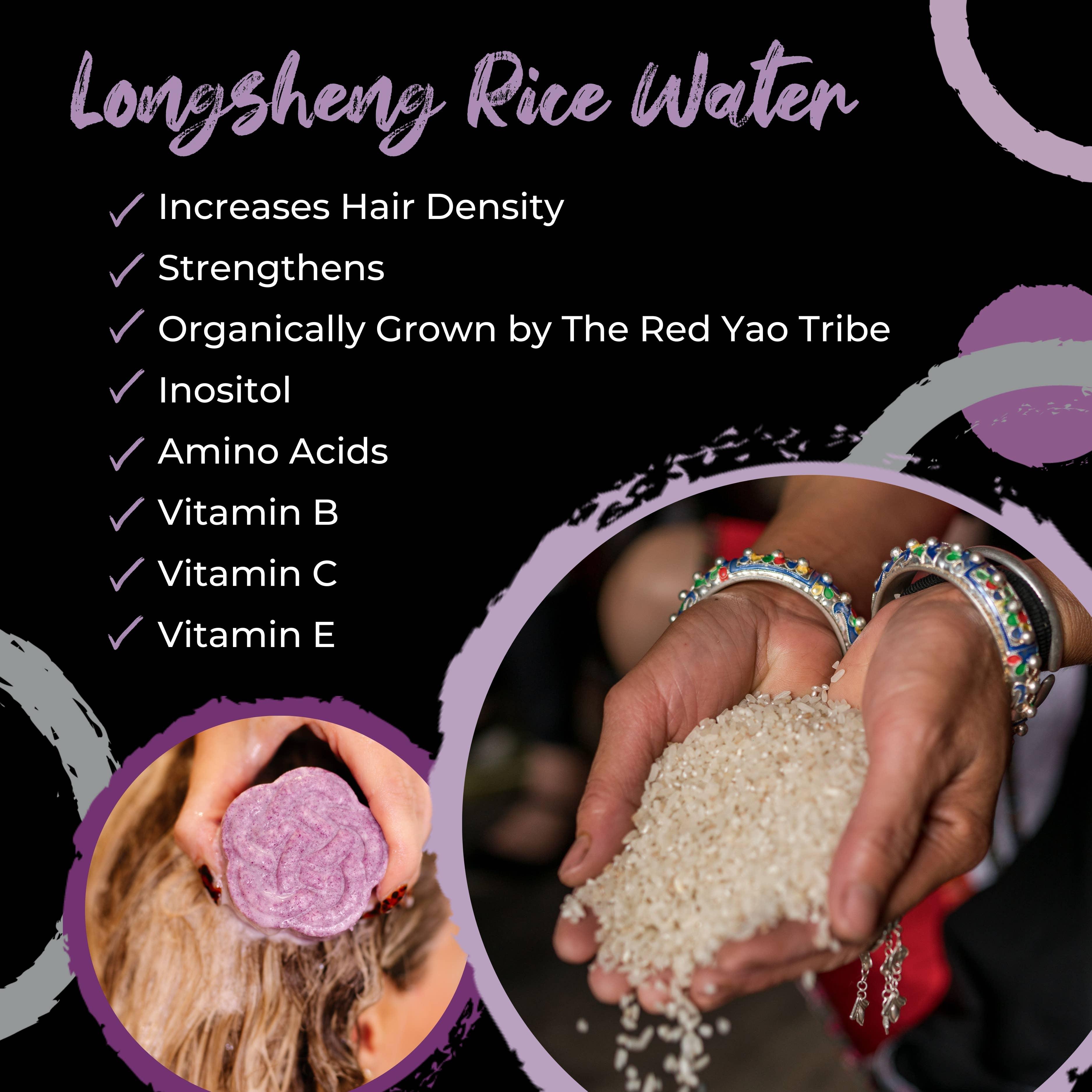 Rice Water Shampoo Bar | Purple Toning | All Hair - Asian Skincare Toronto