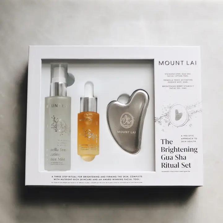 The Brightening Stainless Steel Gua Sha Essentials Set - Asian Skincare Toronto