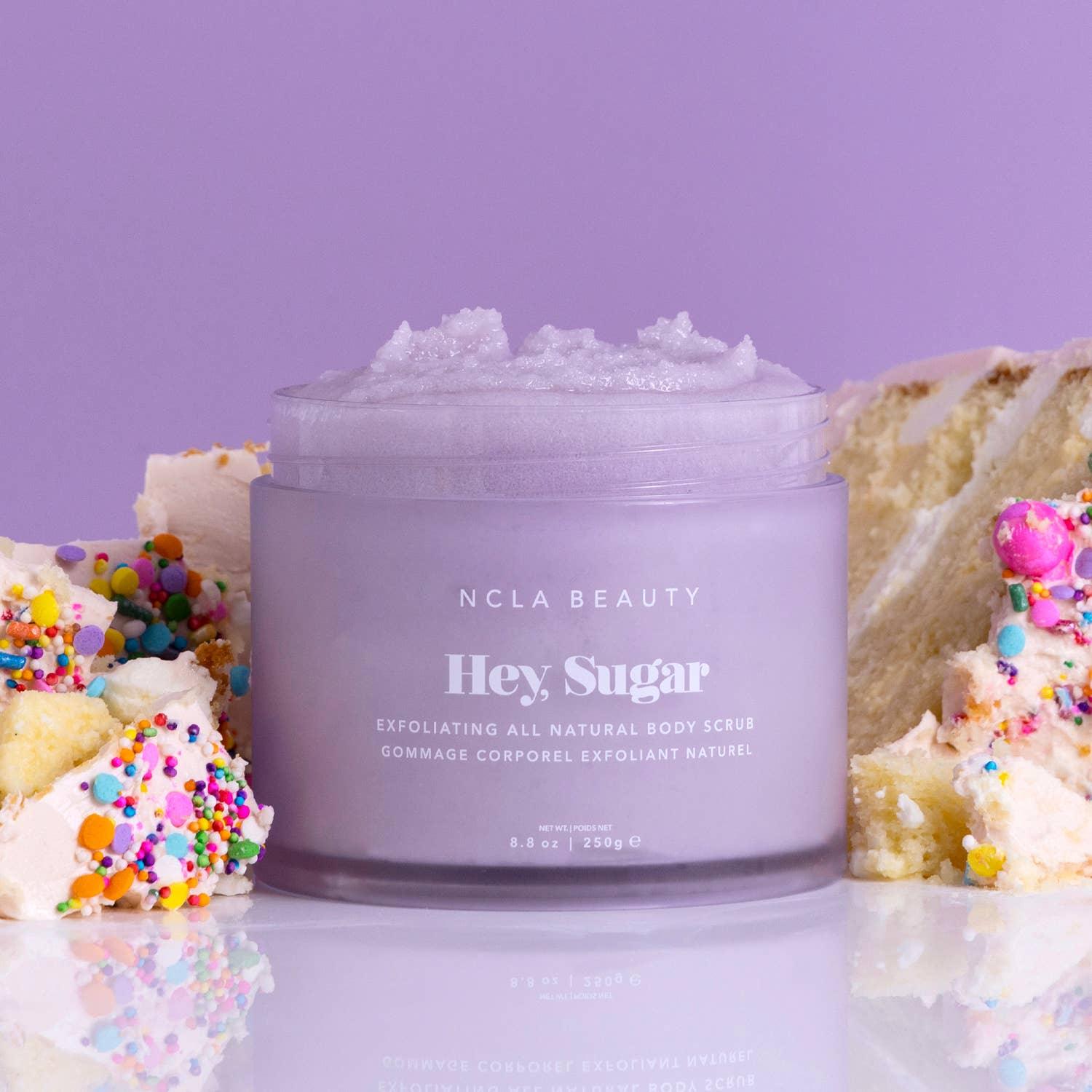 Hey, Sugar All Natural Body Scrub - Birthday Cake - Asian Skincare Toronto 