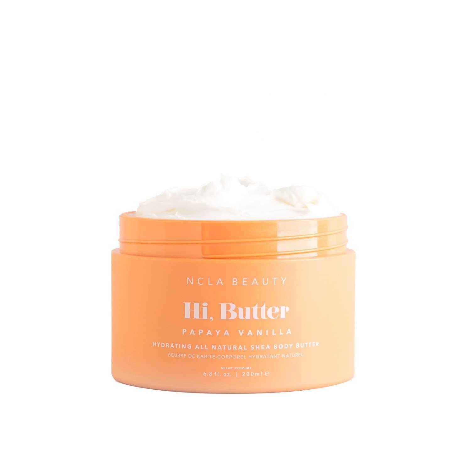 Hi, Butter All Natural Shea Body Butter - Papaya Vanilla - Asian Skincare Toronto 