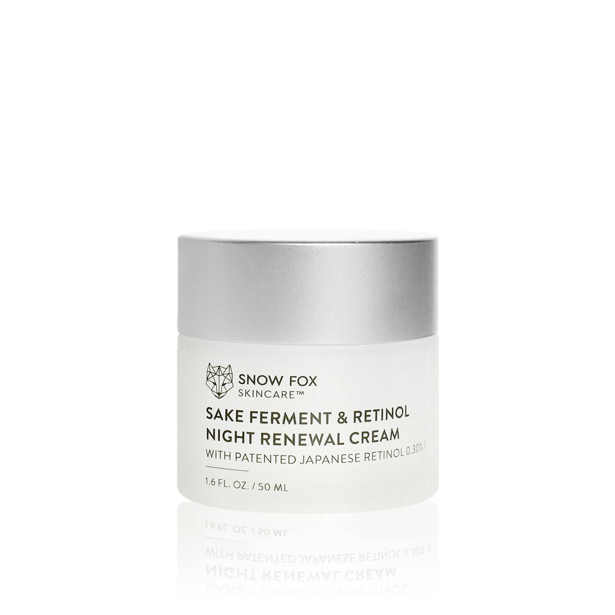 Sake Ferment & Retinol Night Renewal Cream - Asian Skincare Toronto 