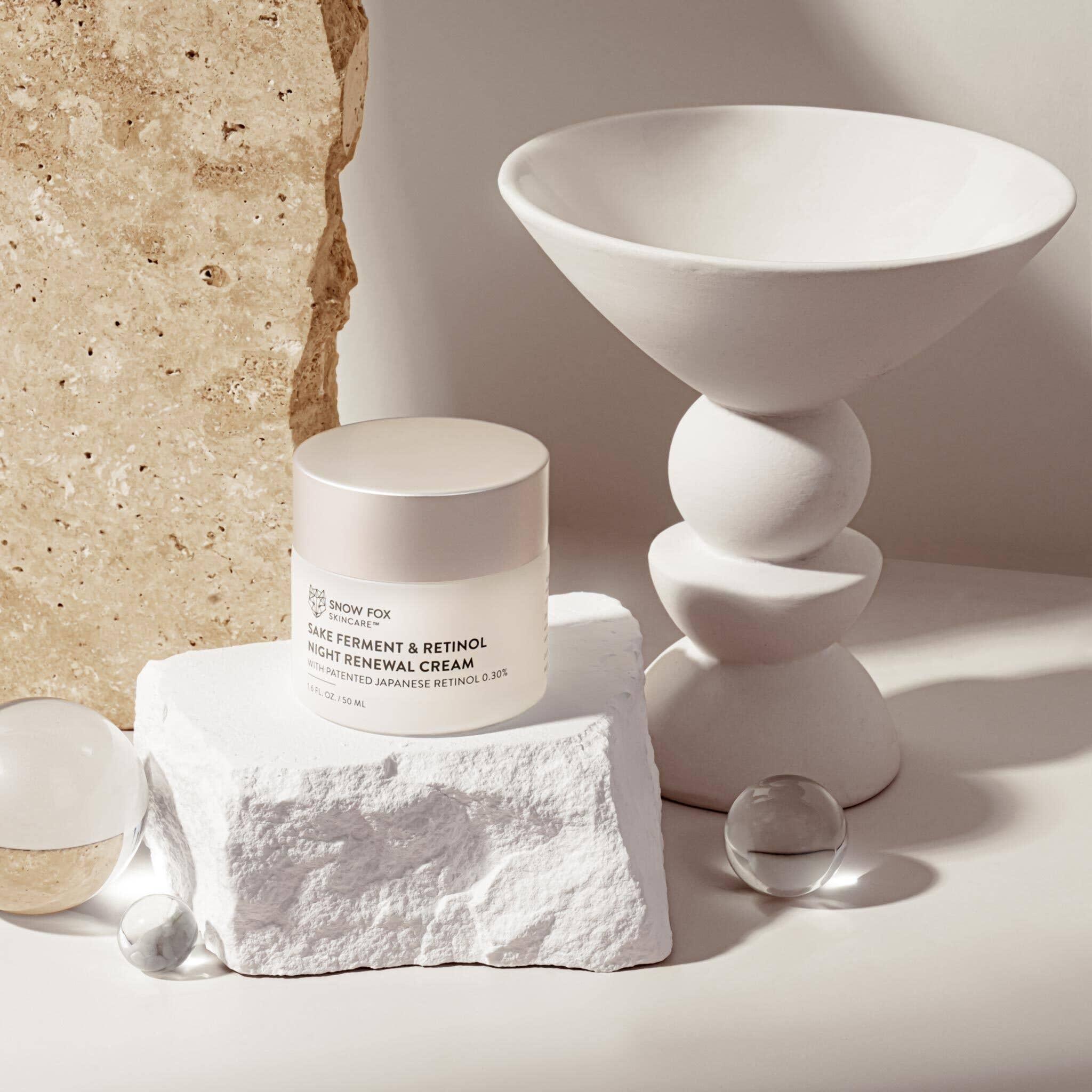 Sake Ferment & Retinol Night Renewal Cream - Asian Skincare Toronto 