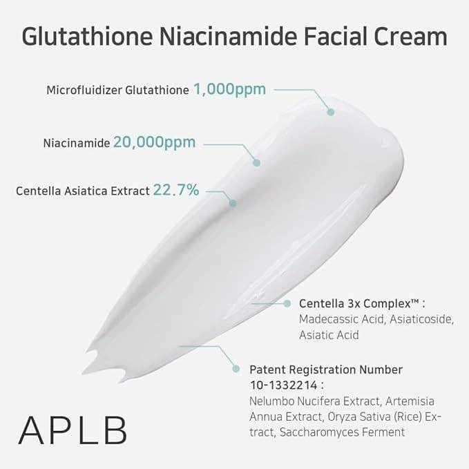 Glutathione Niacinamide Facial Cream - Asian Skincare Toronto 