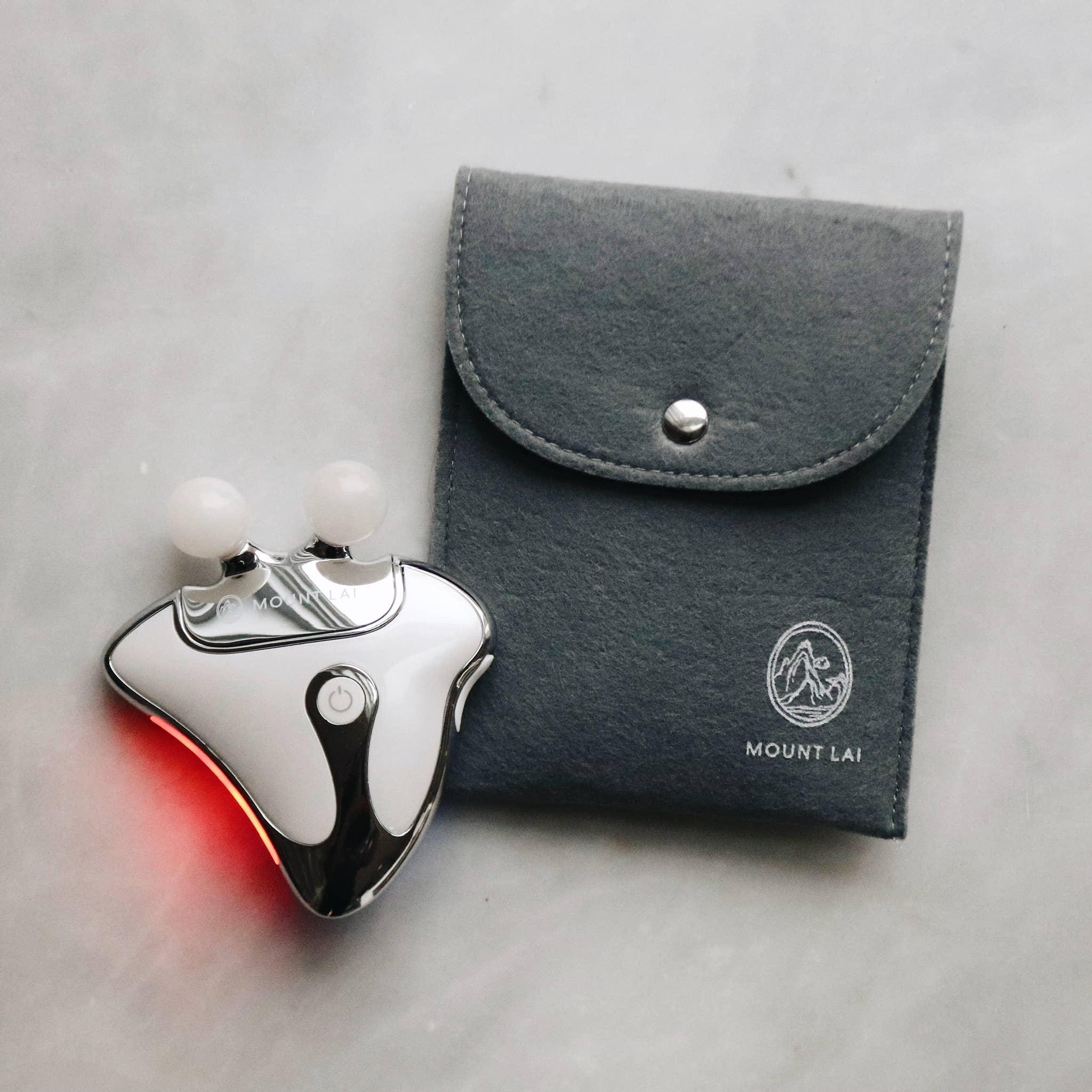 The Vitality Qi LED Gua Sha Device with Protective Pouch (LIMITED STOCK!) - Asian Skincare Toronto 