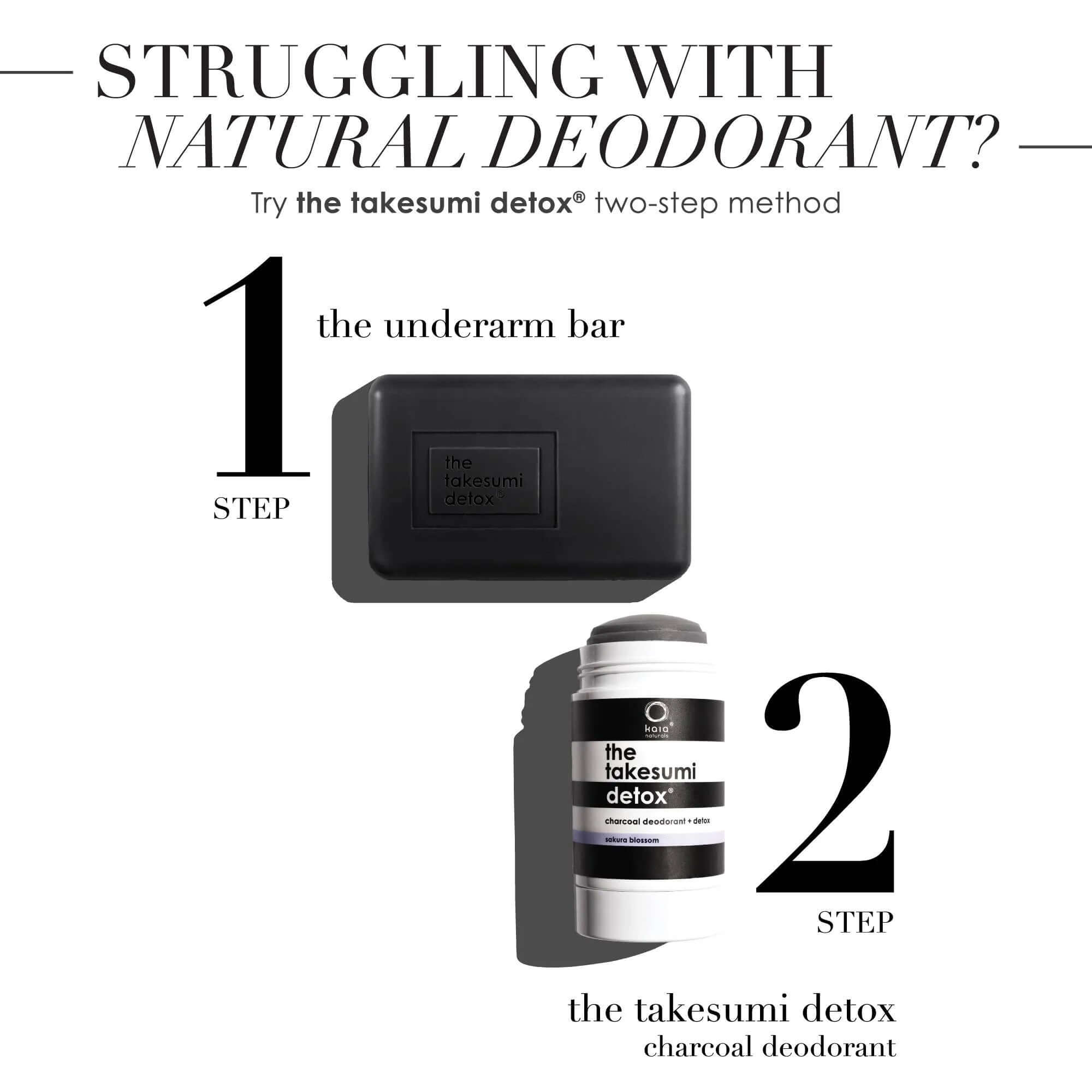 The Takesumi Charcoal Detox Deodorant