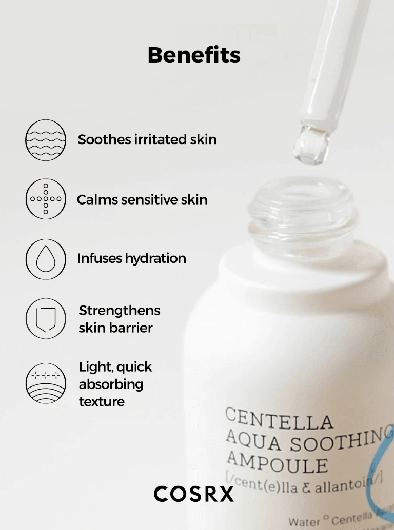 Hydrium Centella Aqua Soothing Ampoule Treatment Serum - Asian Skincare Toronto 