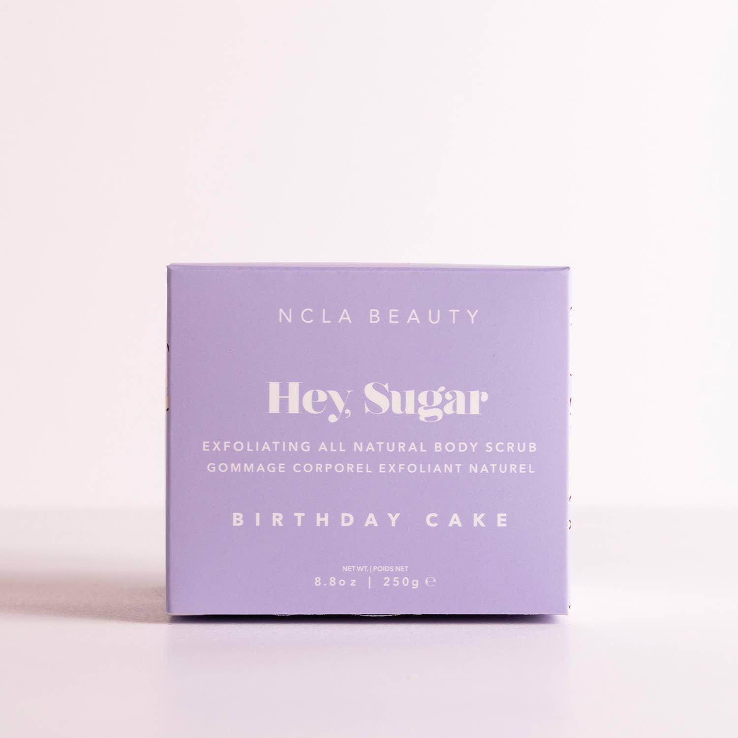 Hey, Sugar All Natural Body Scrub - Birthday Cake - Asian Skincare Toronto 