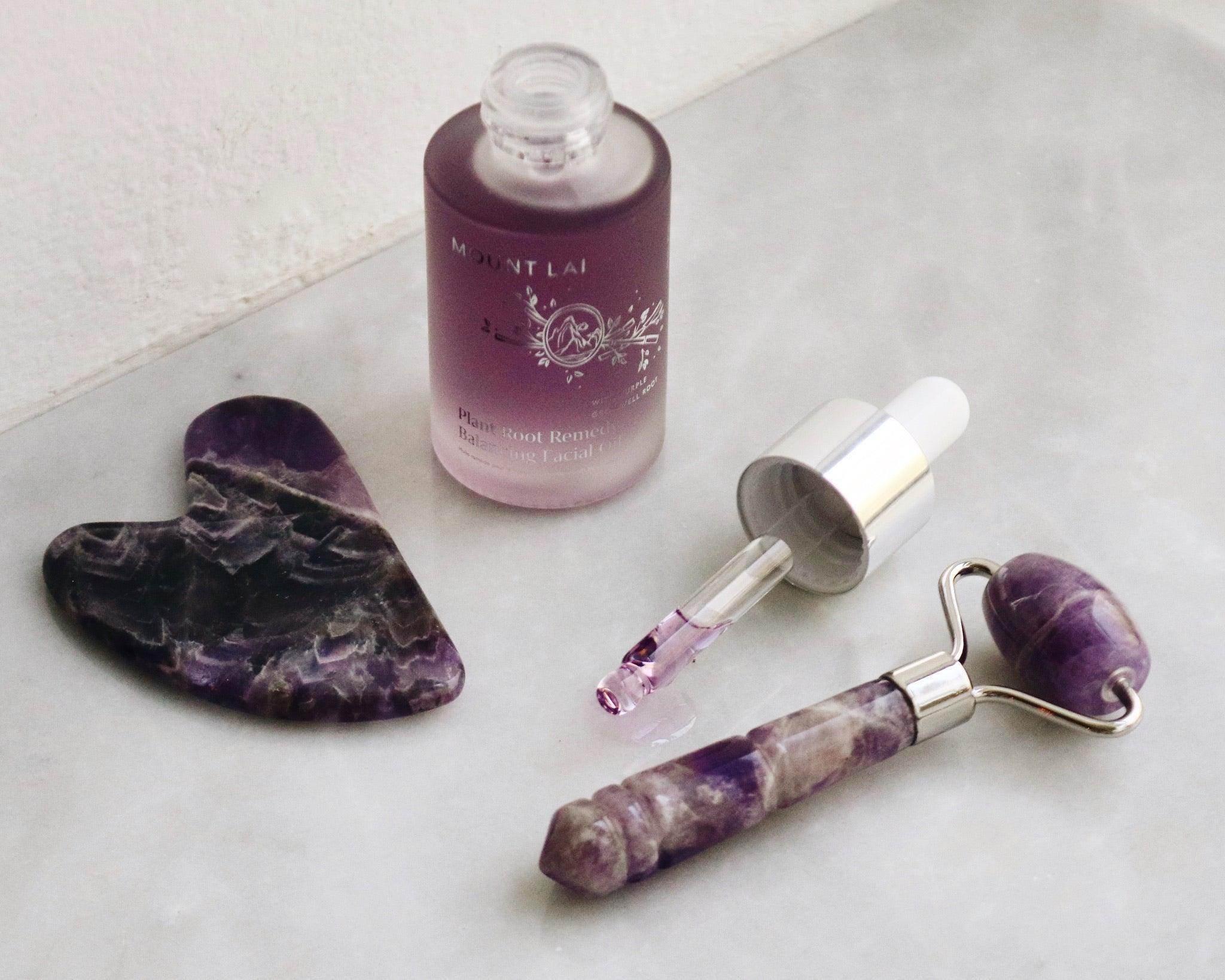 The Glowing Amethyst Gua Sha Ritual - Asian Skincare Toronto 