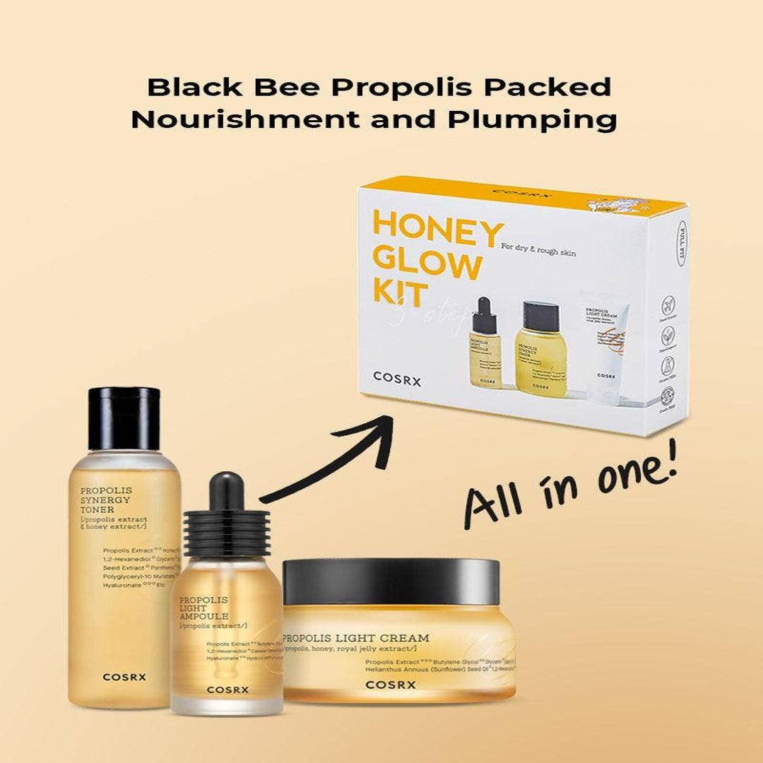 Honey Glow Propolis 3 Step Kit - Asian Skincare Toronto 