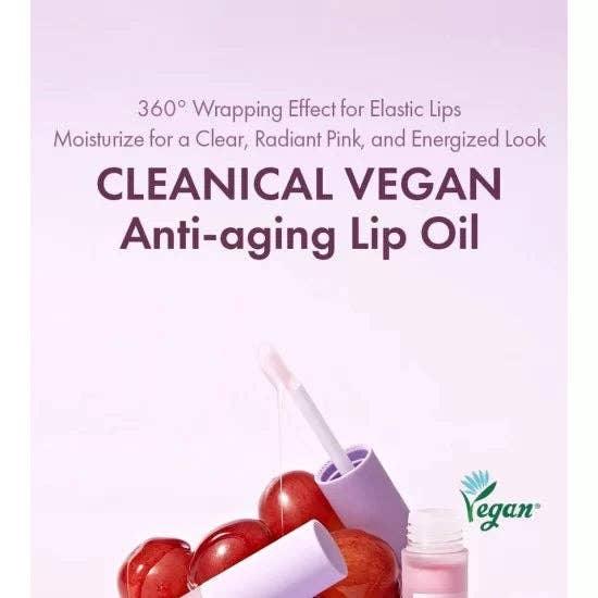 Vegan Active Berry Lip Oil - Asian Skincare Toronto 