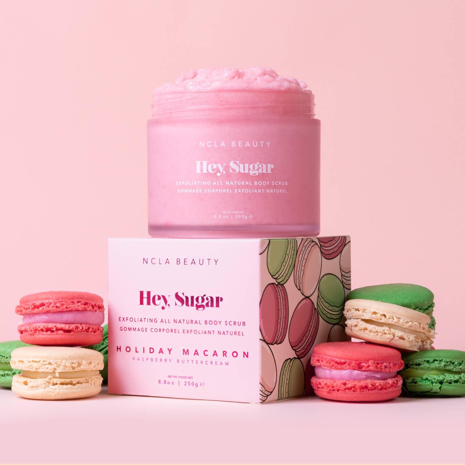 Hey, Sugar All Natural Macaron Body Scrub - Asian Skincare Toronto 