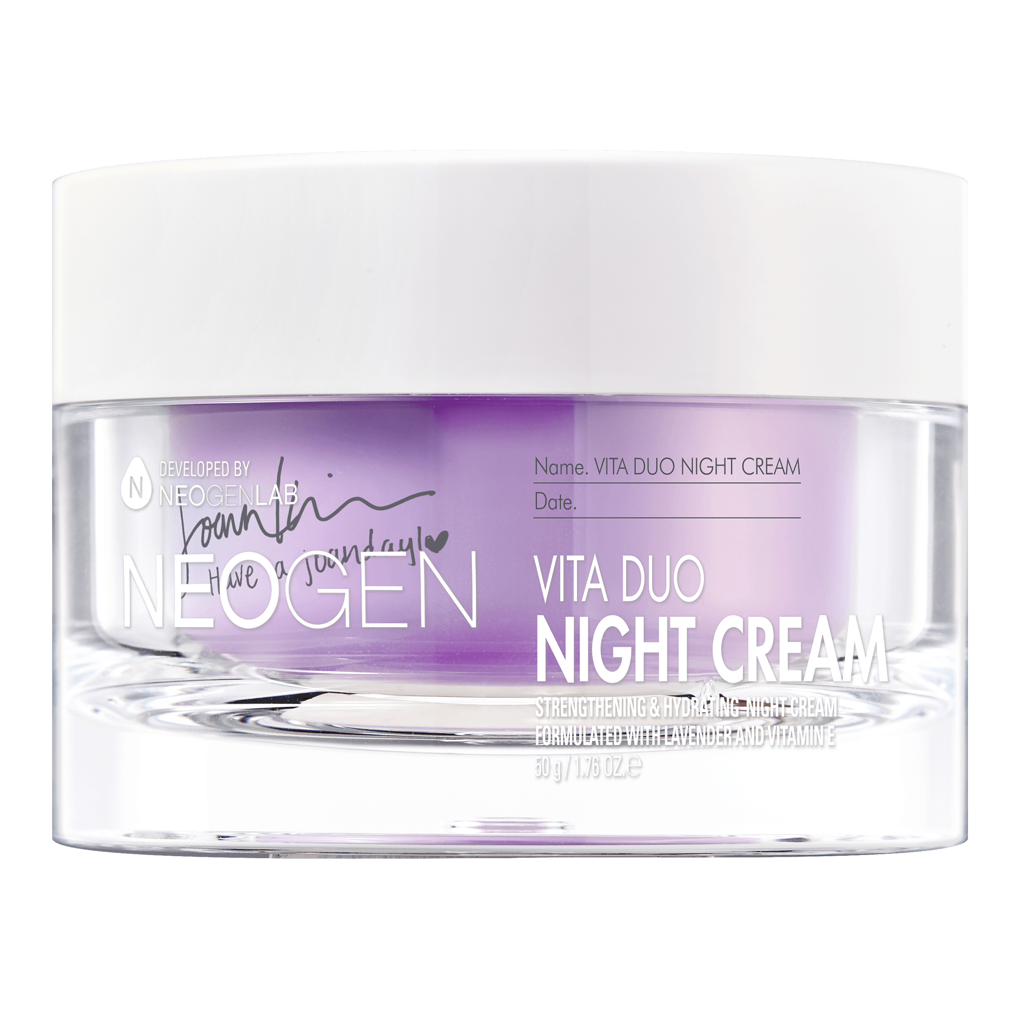 Vita Duo Night Cream Lavender Vitamin E - Asian Skincare Toronto 