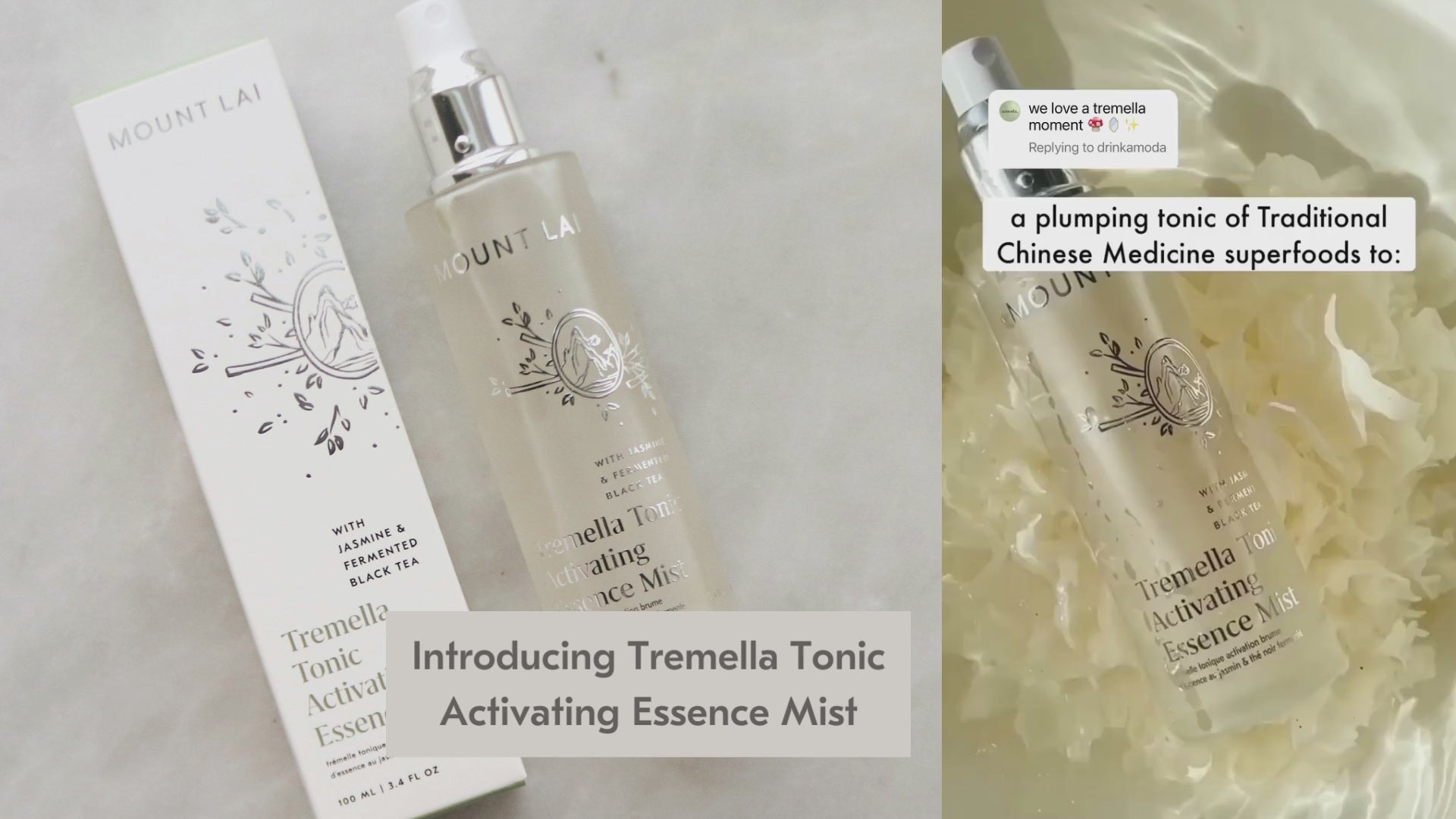 Mount Lai Tremella Tonic Activating Essence Mist – all in one toner, essence and mist for hydrated, refreshed skin