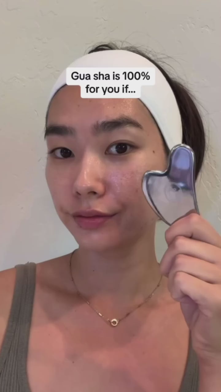 Mount Lai Stainless Steel Gua Sha – Facial tool for contour and circulation