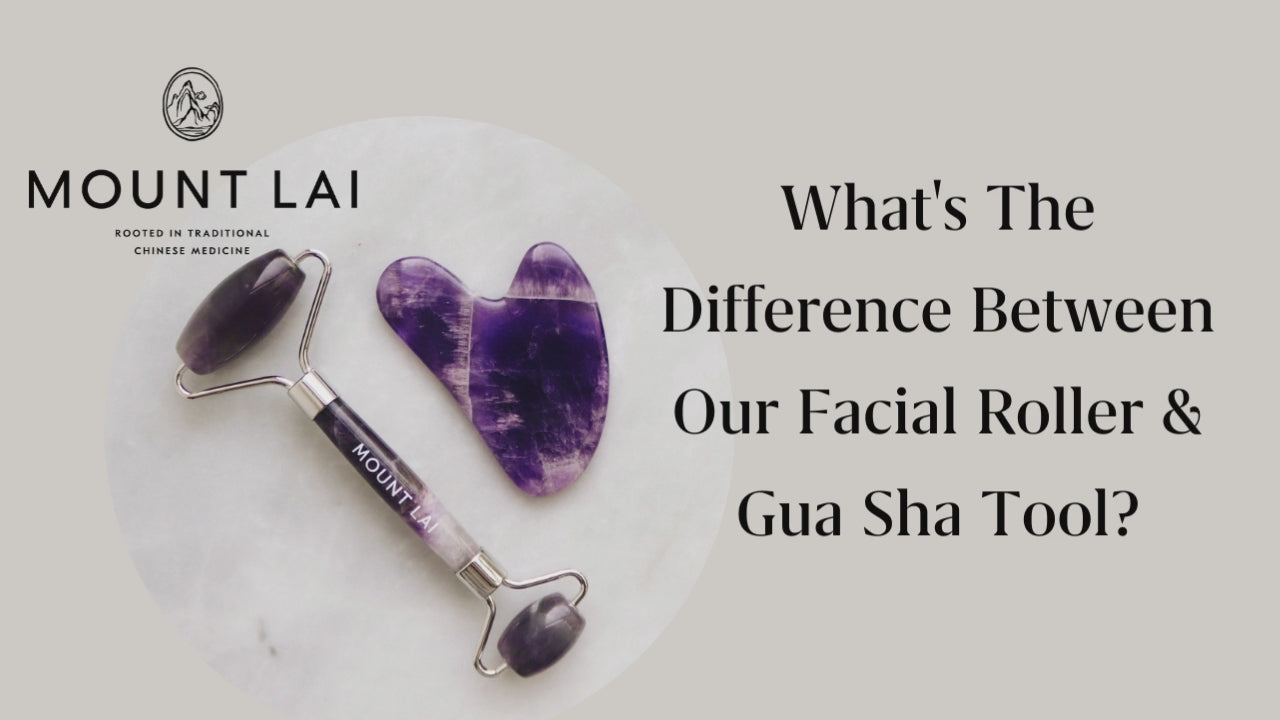 Mount Lai Amethyst Gua Sha Facial Lifting Tool – Promotes facial lifting and improves circulation